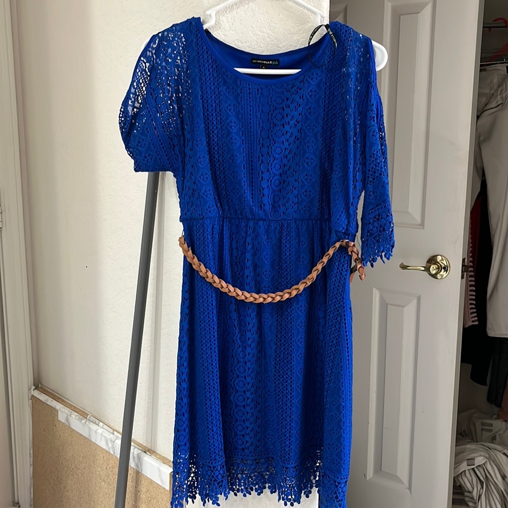 My Michelle girls blue dress